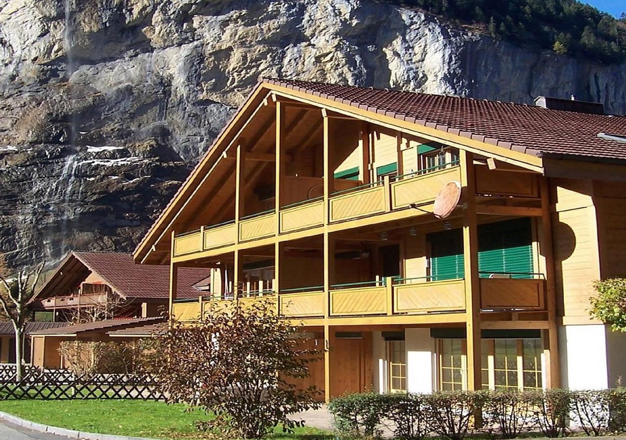 Luxury Family Apartment Lauterbrunnen Bagian luar foto